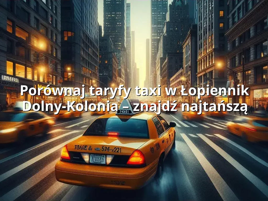 Tanie Taxi Łopiennik Dolny-Kolonia