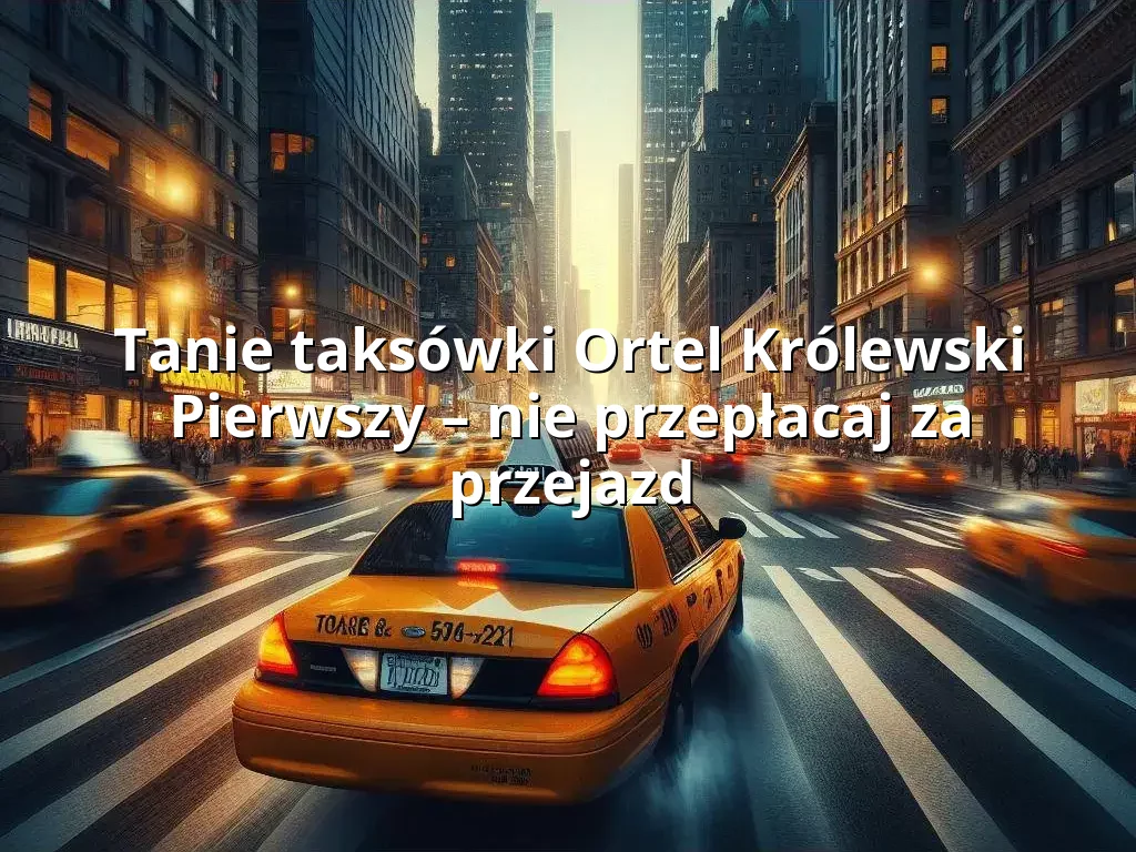 Tanie Taxi Ortel Królewski Pierwszy