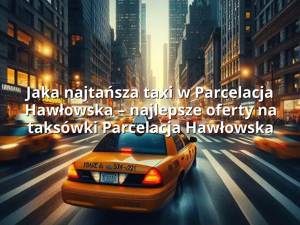 Tanie Taxi Parcelacja Hawłowska