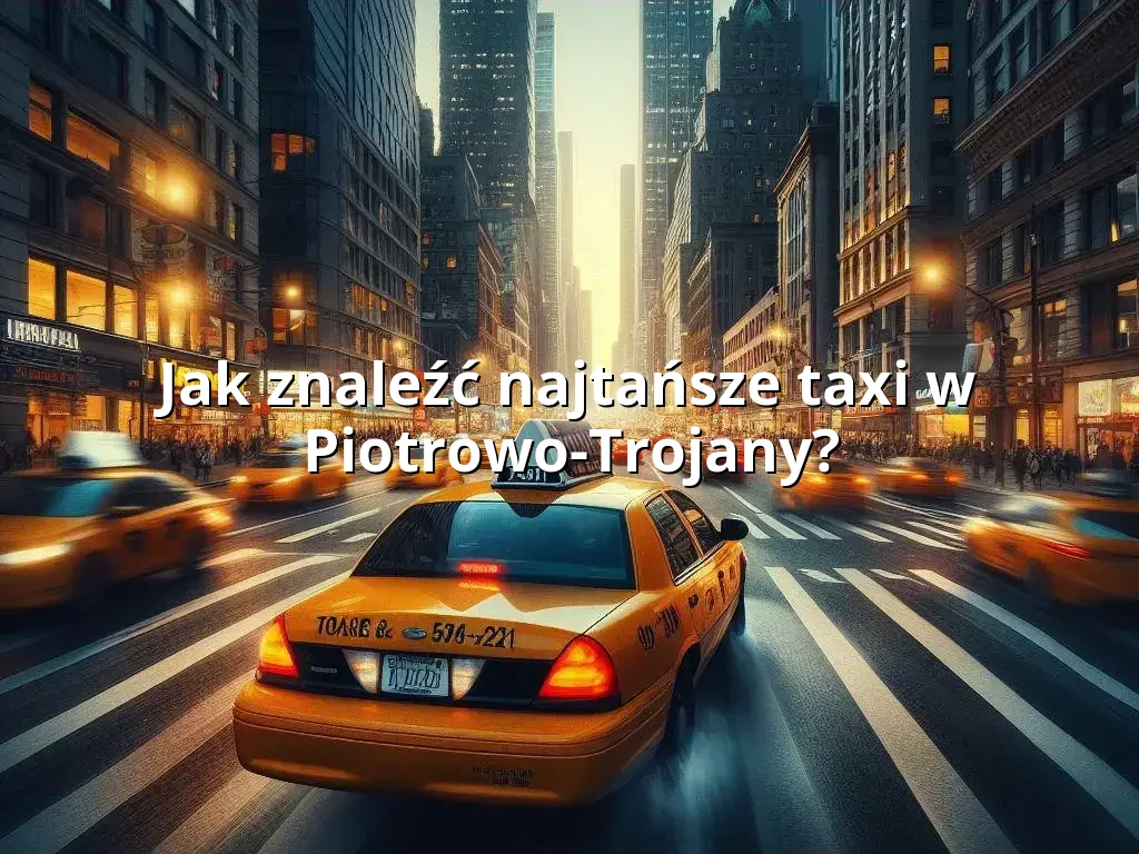 Tanie Taxi Piotrowo-Trojany