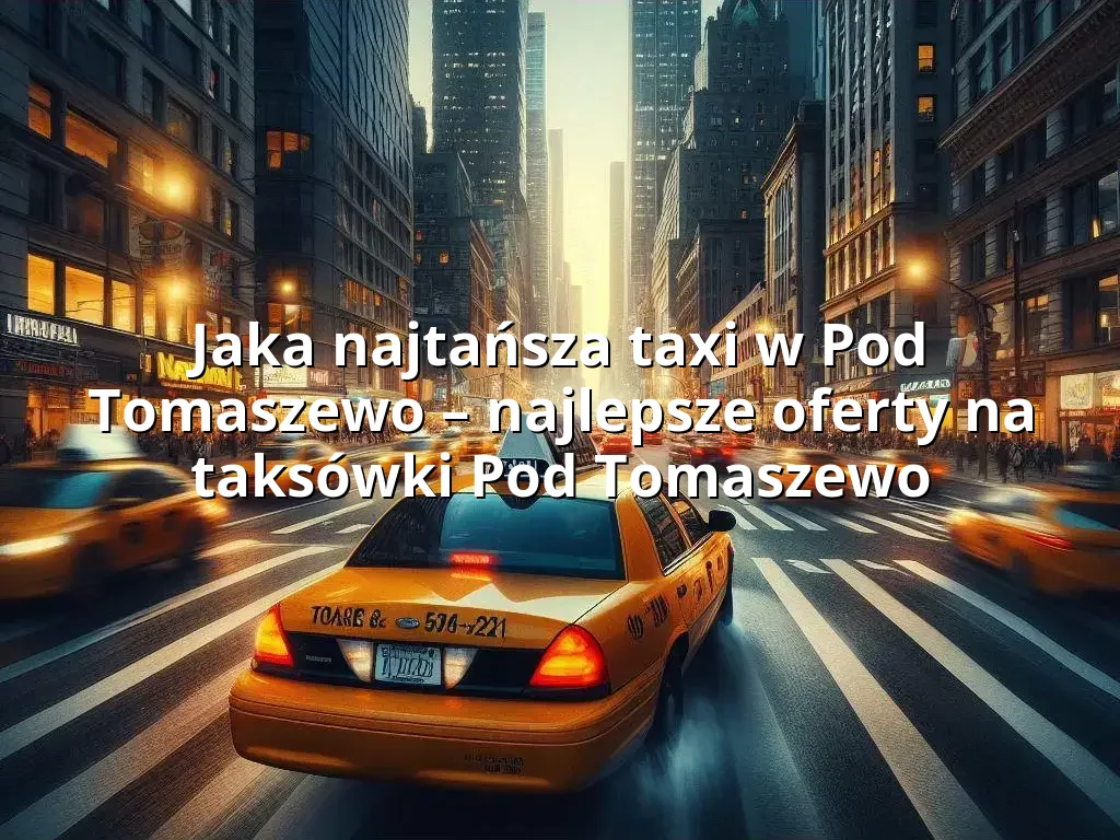 Tanie Taxi Pod Tomaszewo