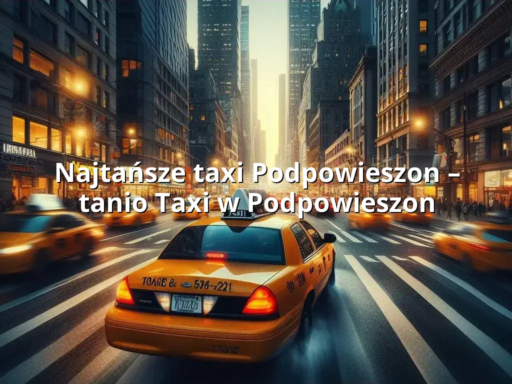 Tanie Taxi Podpowieszon