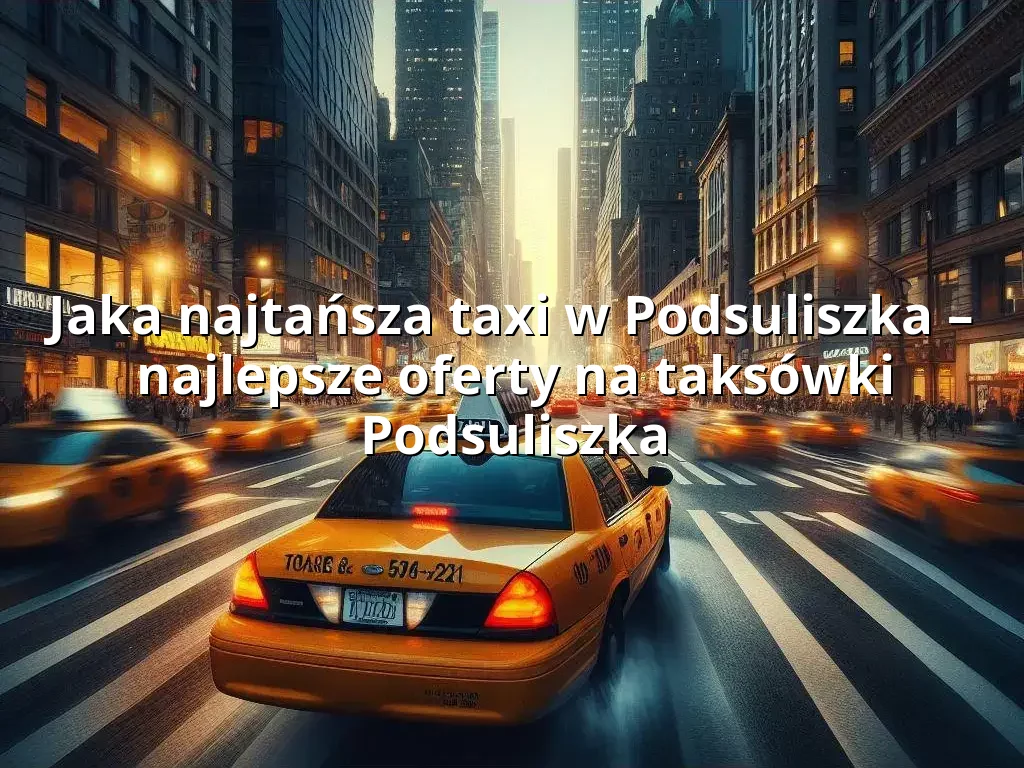 Tanie Taxi Podsuliszka