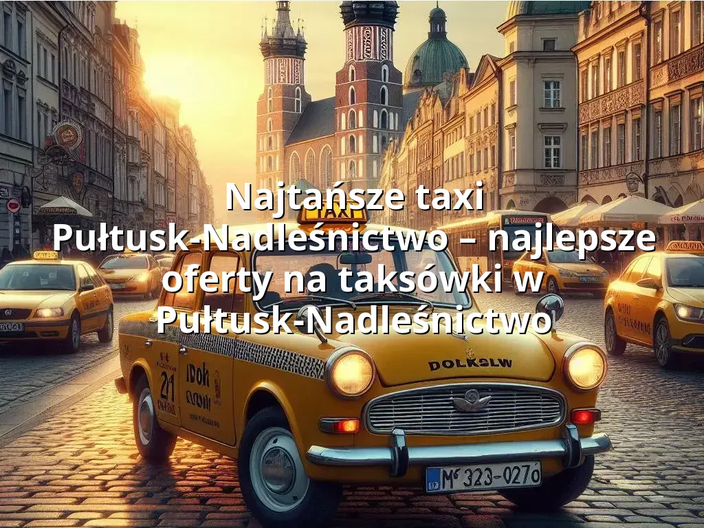 Tanie Taxi Pułtusk-Nadleśnictwo