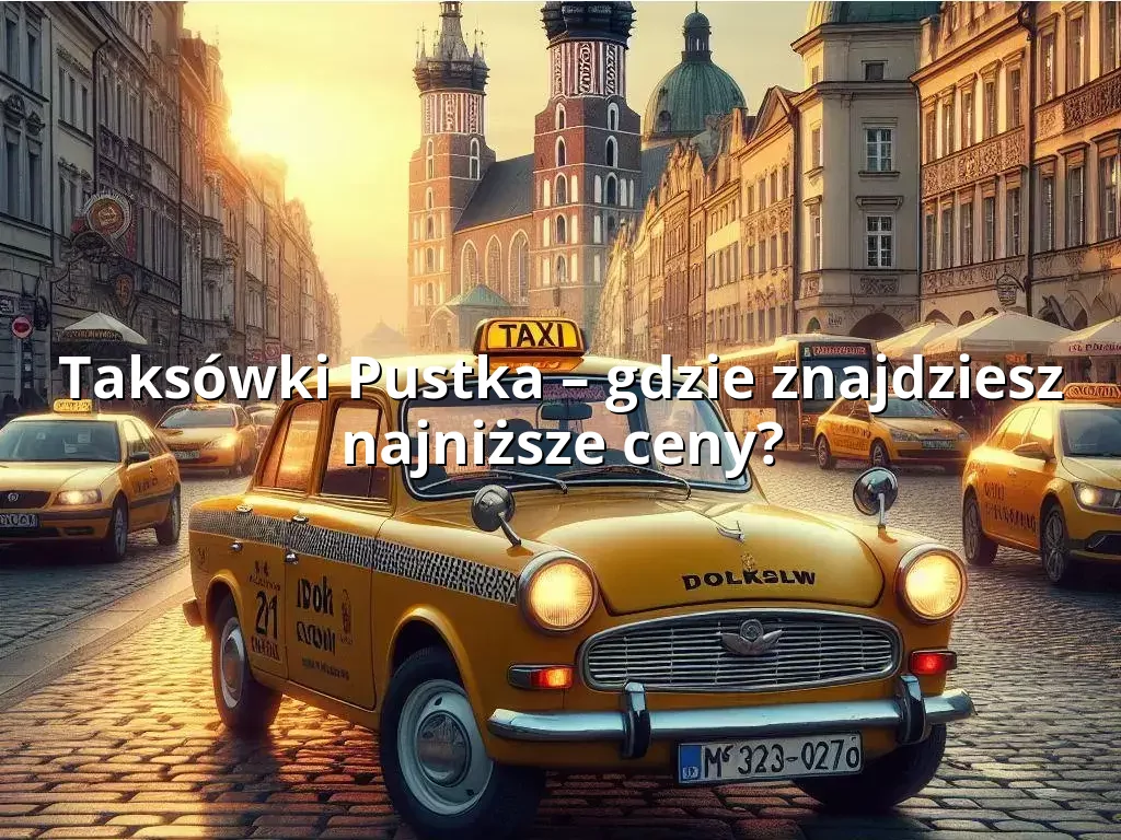 Tanie Taxi Pustka