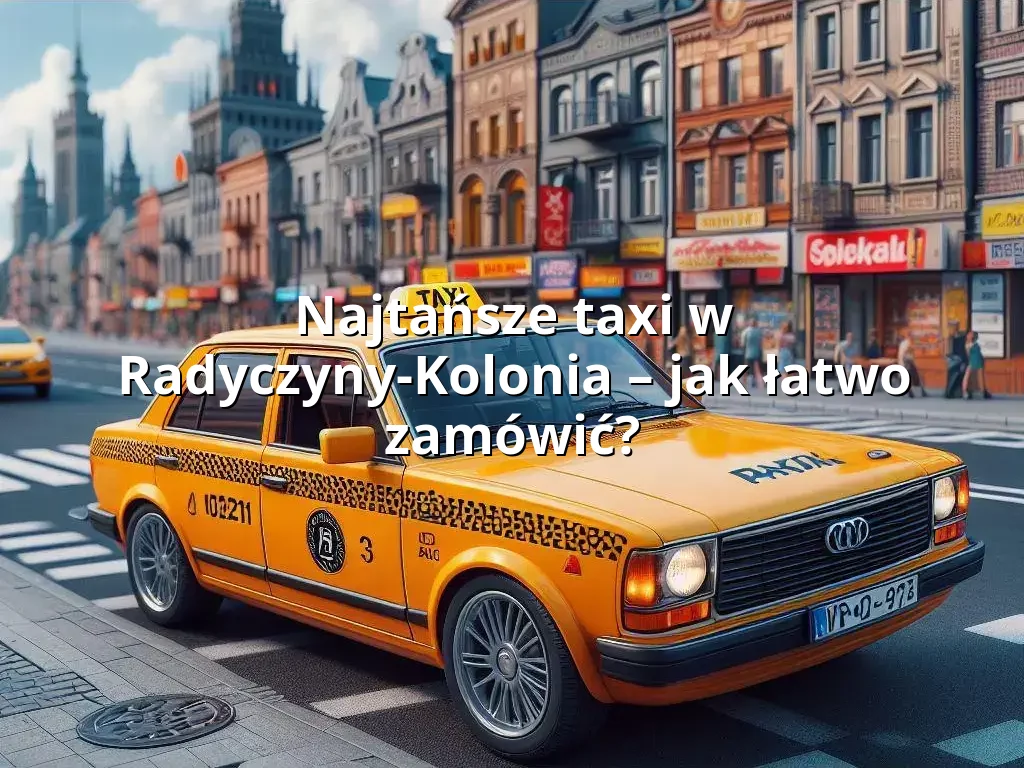 Tanie Taxi Radyczyny-Kolonia