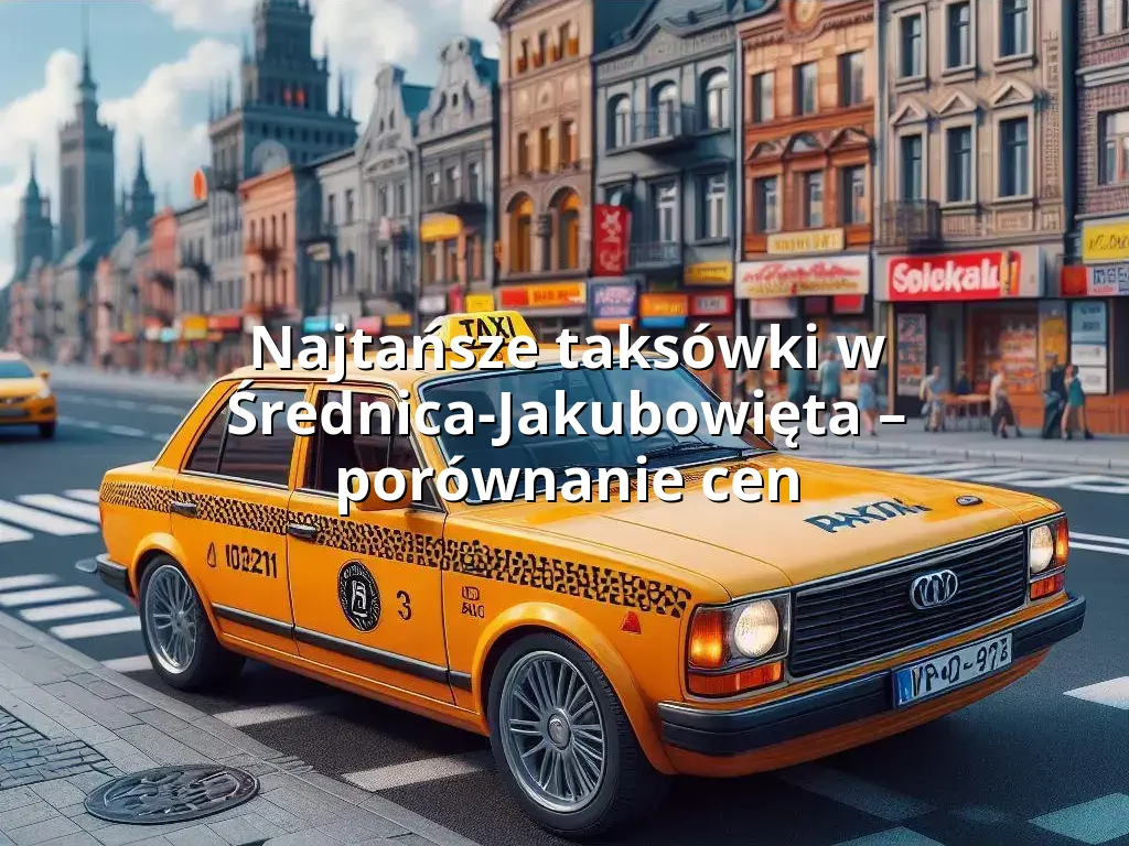 Tanie Taxi Średnica-Jakubowięta