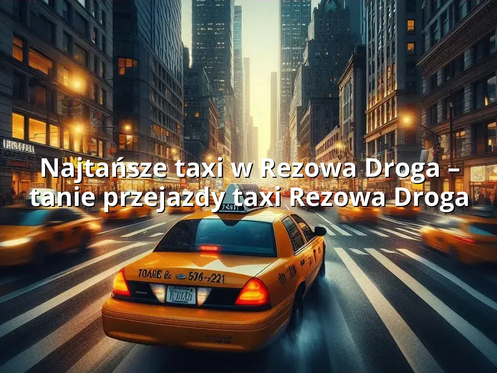 Tanie Taxi Rezowa Droga