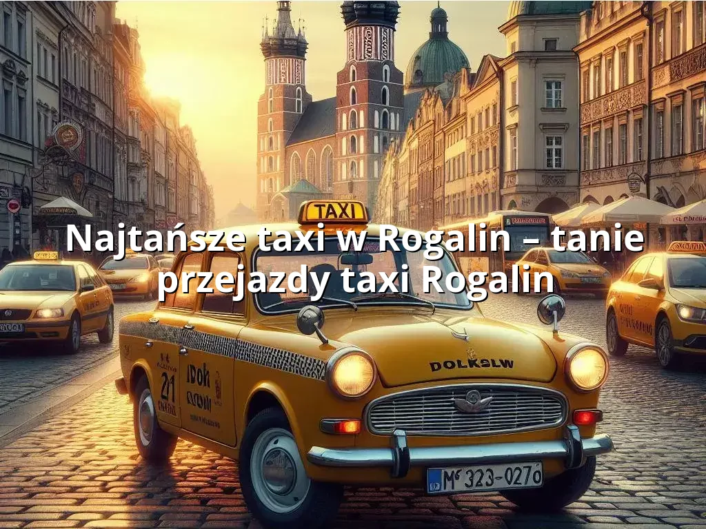 Tanie Taxi Rogalin