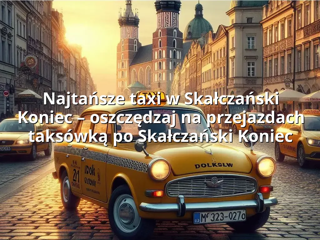 Tanie Taxi Skałczański Koniec