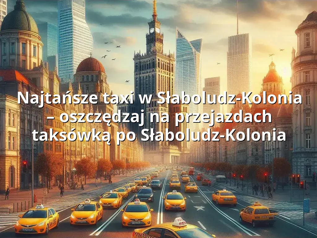 Tanie Taxi Słaboludz-Kolonia