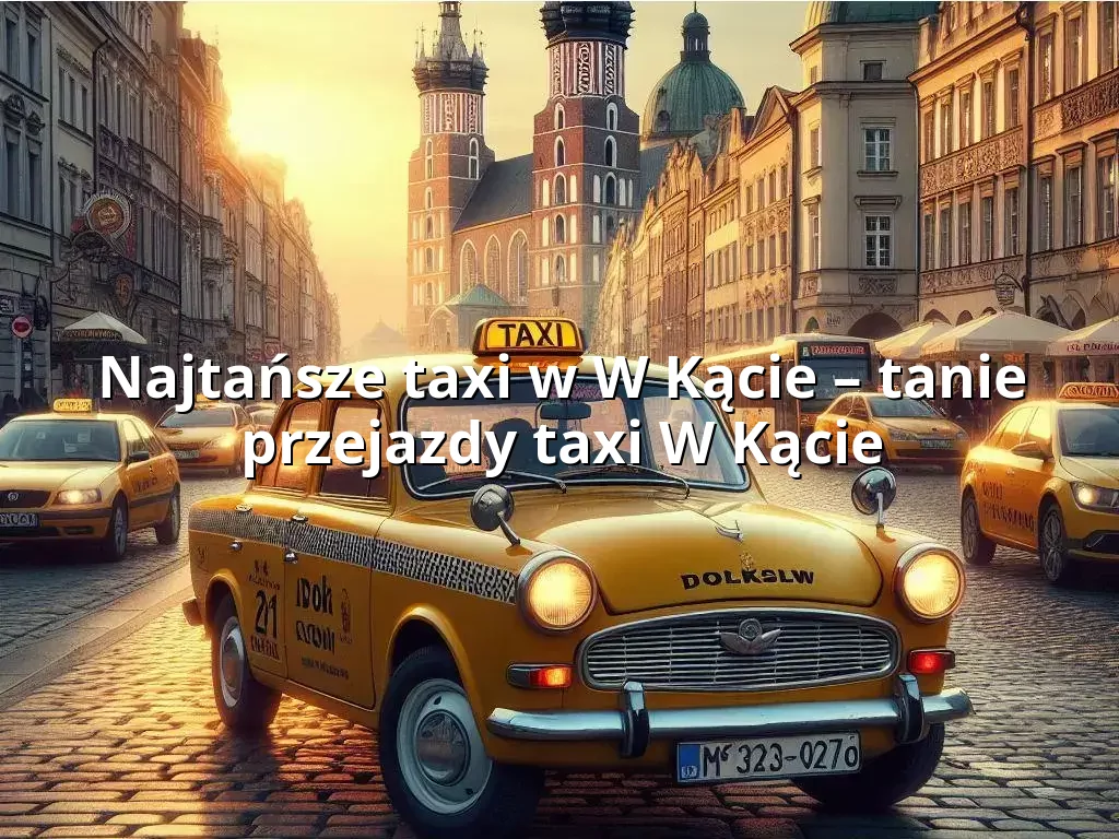 Tanie Taxi W Kącie