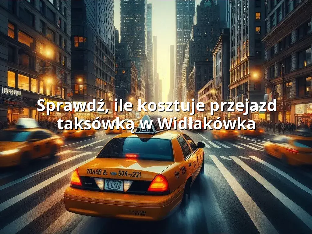 Tanie Taxi Widłakówka