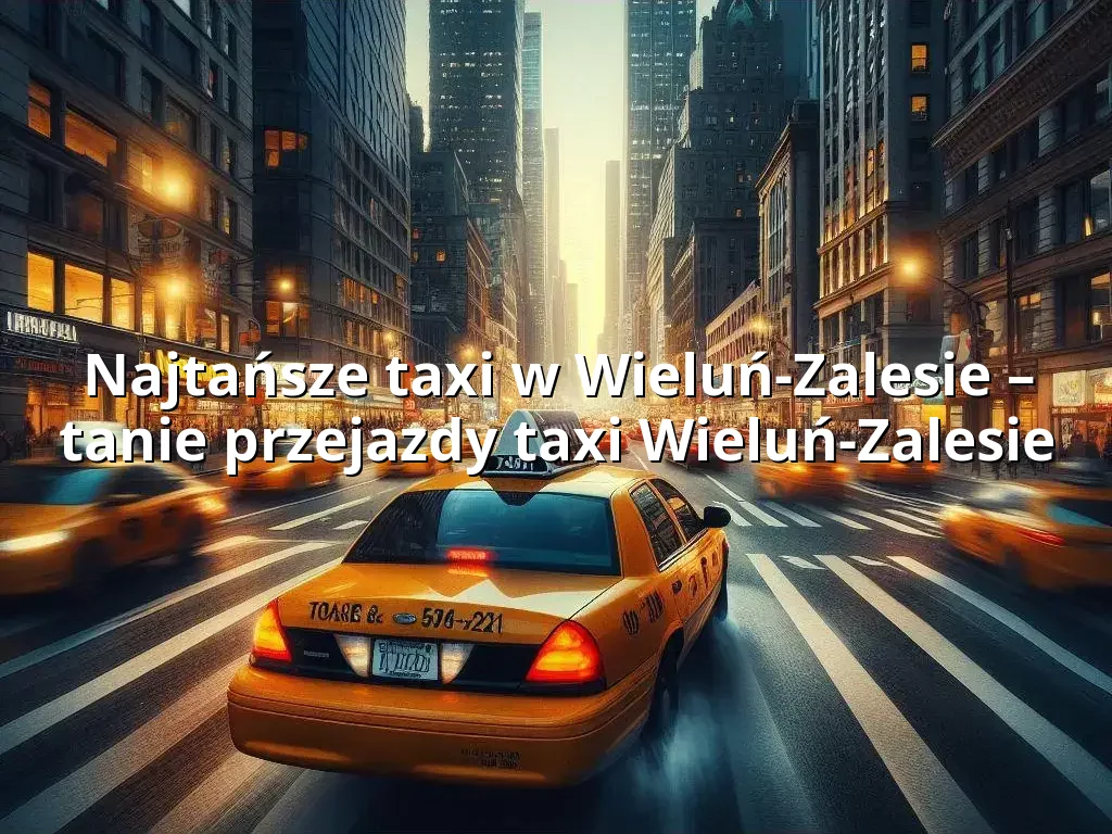 Tanie Taxi Wieluń-Zalesie