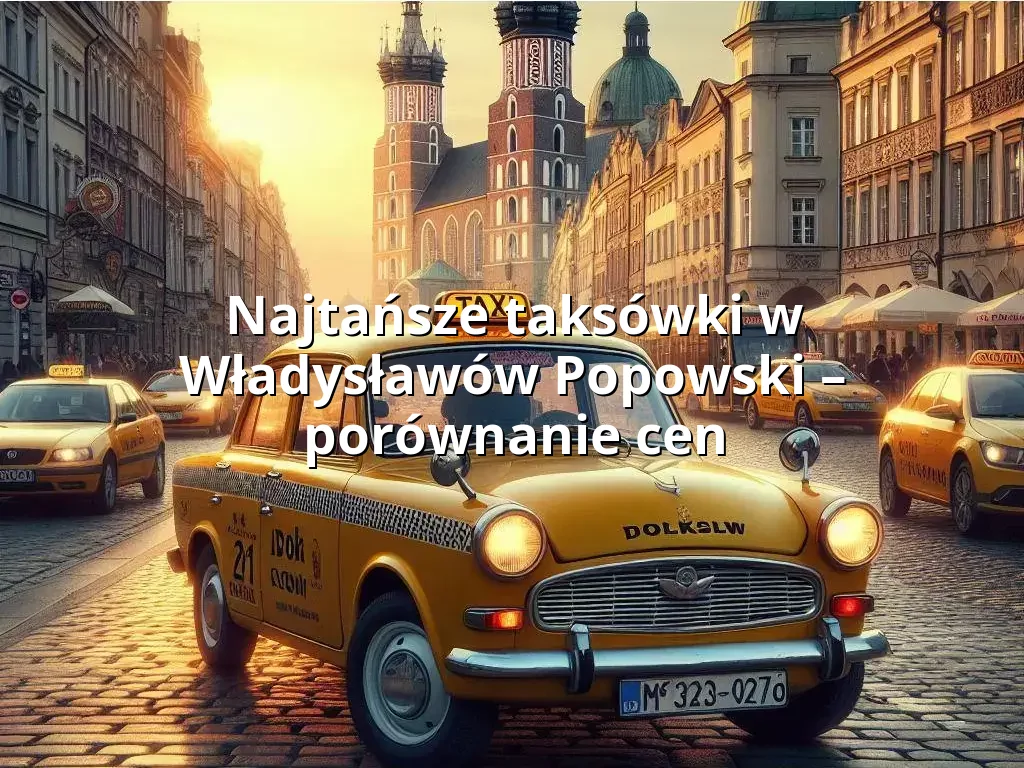 Tanie Taxi Władysławów Popowski