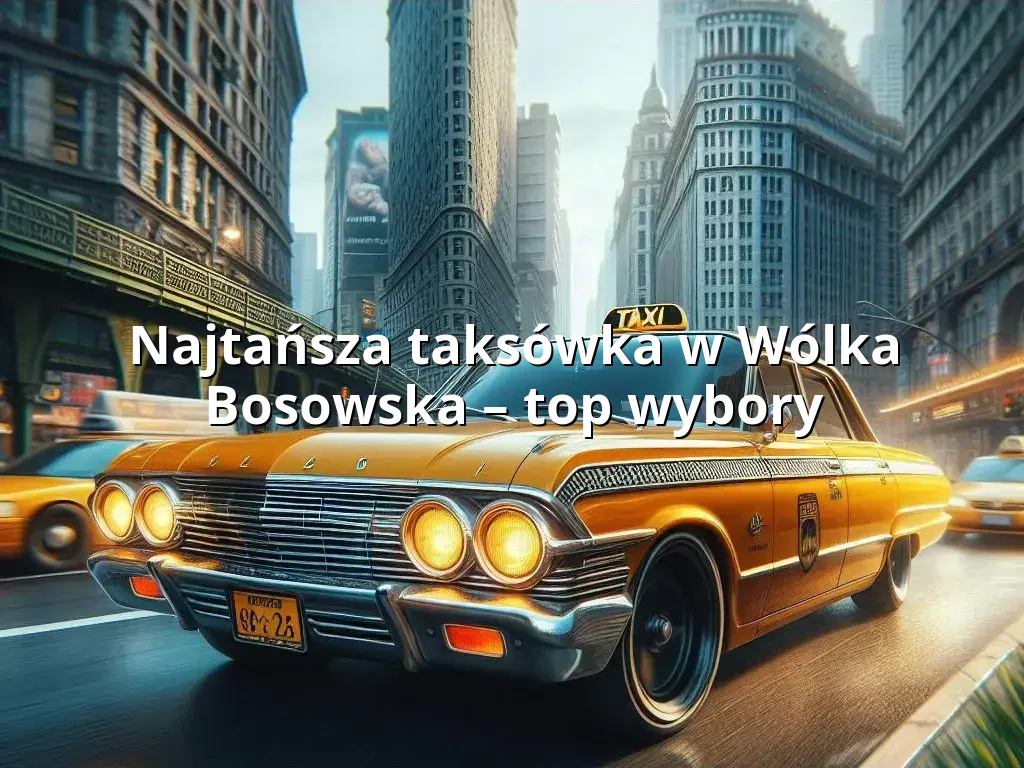 Tanie Taxi Wólka Bosowska