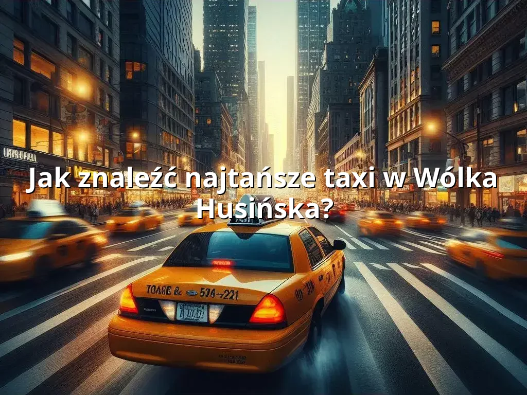 Tanie Taxi Wólka Husińska