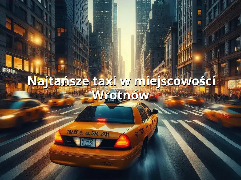 Tanie Taxi Wrotnów