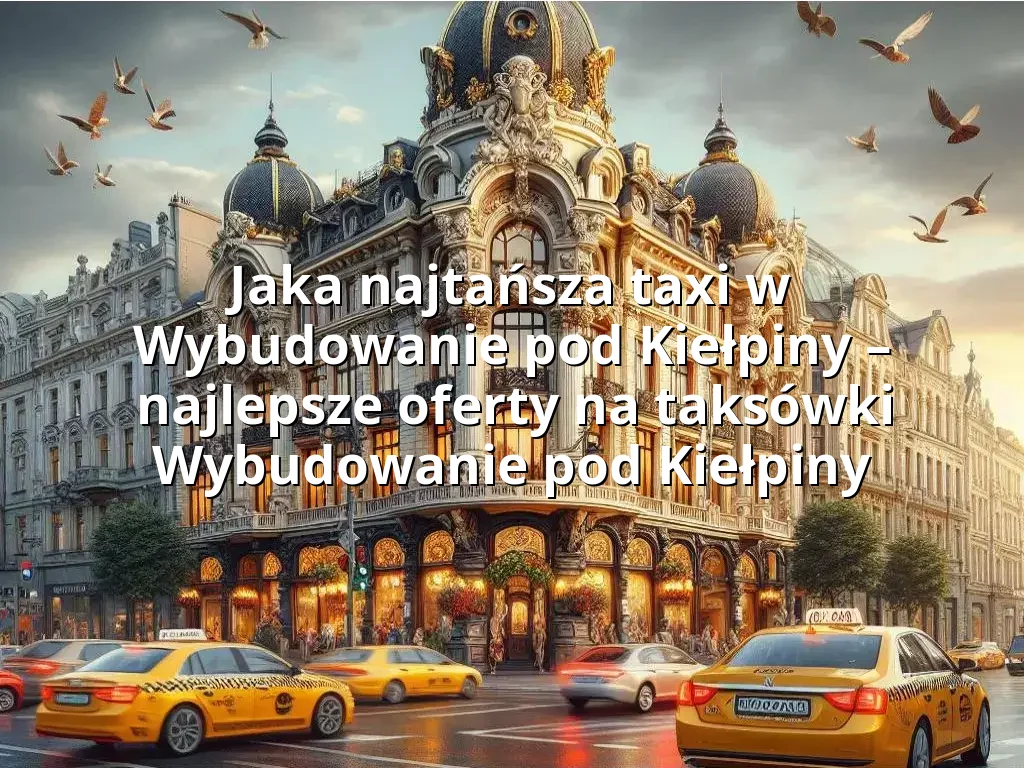 Tanie Taxi Wybudowanie pod Kiełpiny