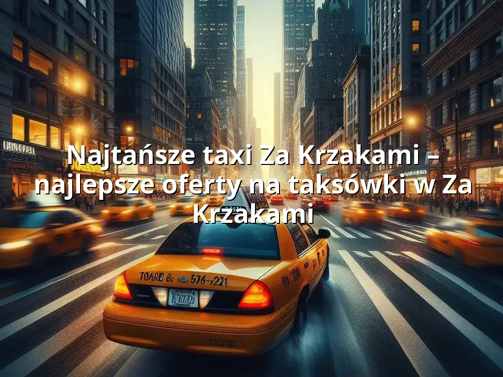 Tanie Taxi Za Krzakami