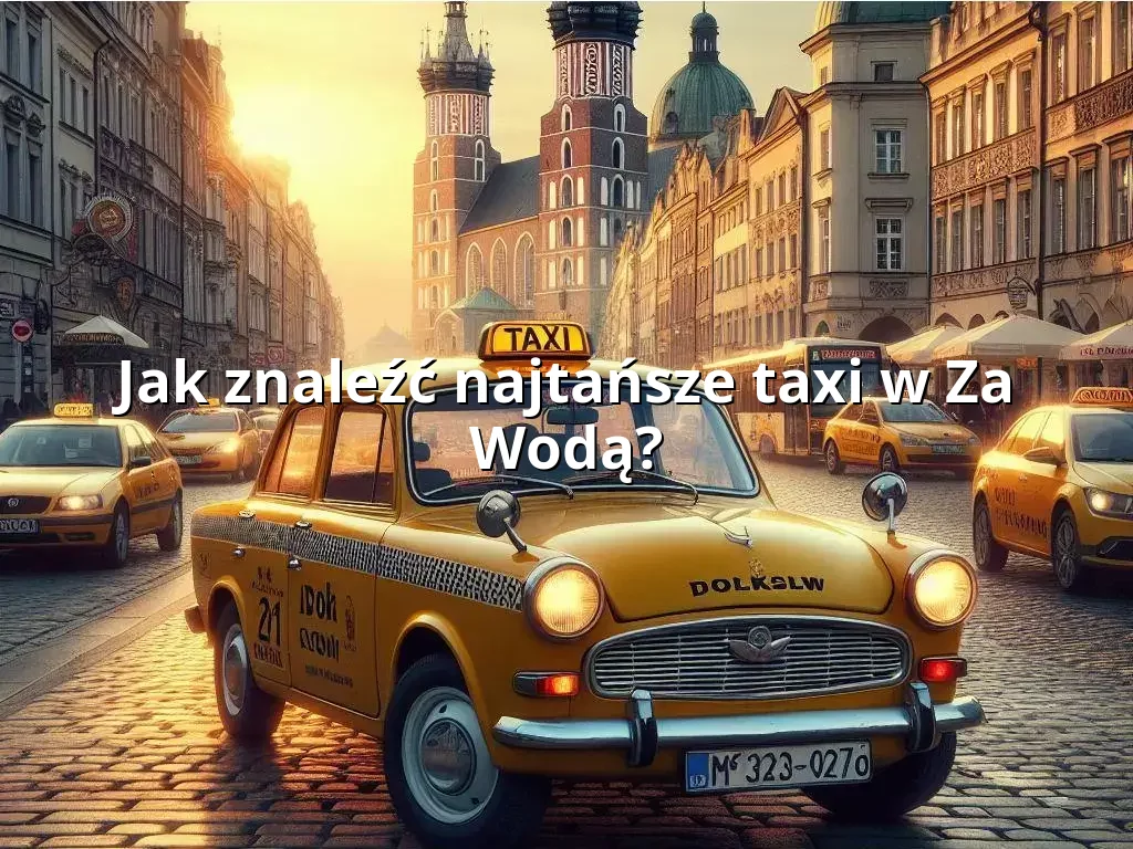 Tanie Taxi Za Wodą