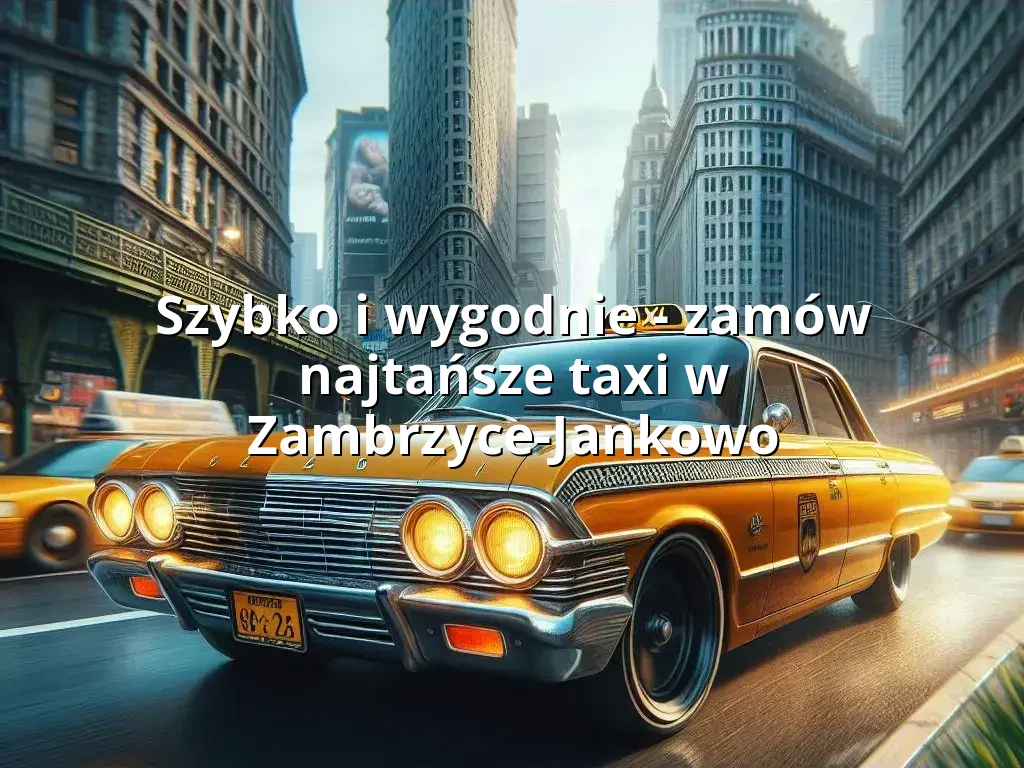 Tanie Taxi Zambrzyce-Jankowo