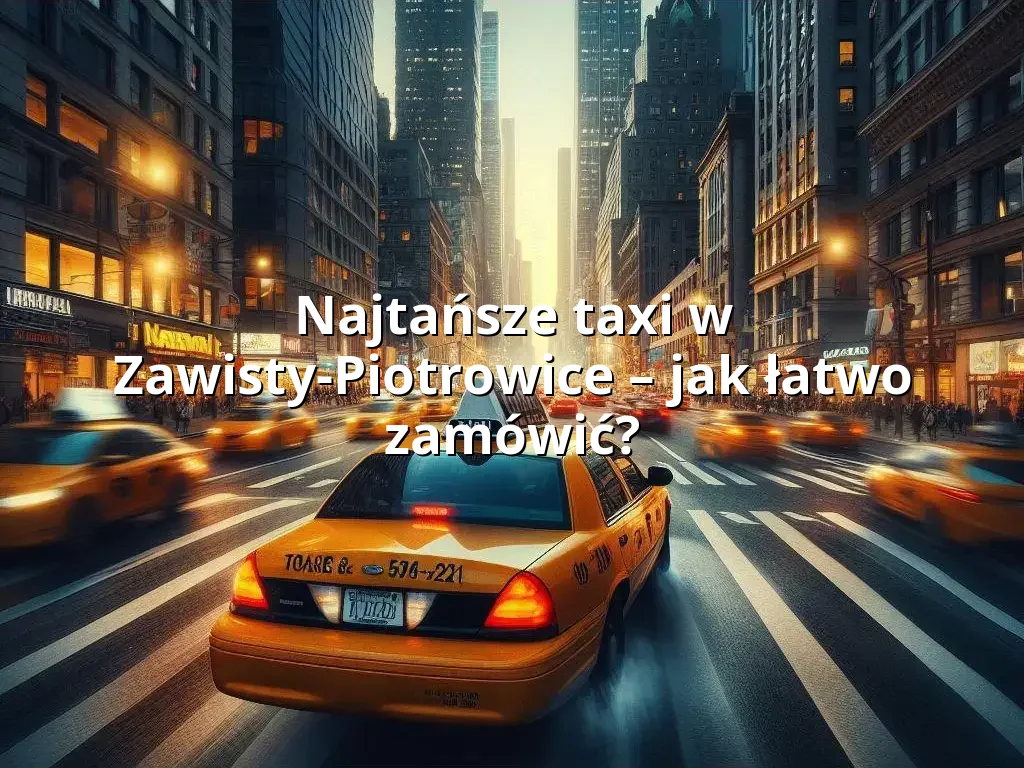 Tanie Taxi Zawisty-Piotrowice